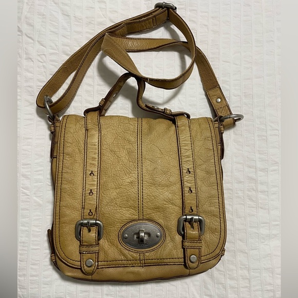 FOSSIL leather cross body - Picture 1 of 4